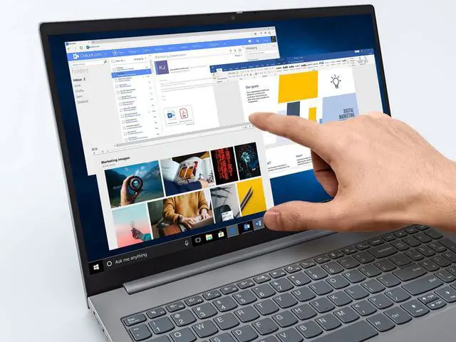 Alt view image 6 of 7 - Lenovo ThinkBook 15 G2 Laptop, 15.6" IPS FHD Touch Display, Intel Core i7-1165G7 Upto 4.7GHz, 16GB RAM, 1TB NVMe SSD, HDMI, DisplayPort via USB-C, Card Reader, Wi-Fi, Bluetooth, Windows 10 Pro