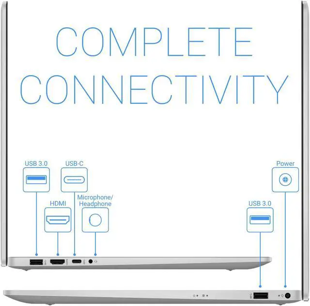 Alt view image 12 of 14 - HP 17 Laptop, 17.3" IPS FHD Display, AMD Ryzen 5 5500U Upto 4.0GHz, 16GB RAM, 512GB NVMe SSD, Vega 6, HDMI, Wi-Fi, Bluetooth, Windows 10 Pro S