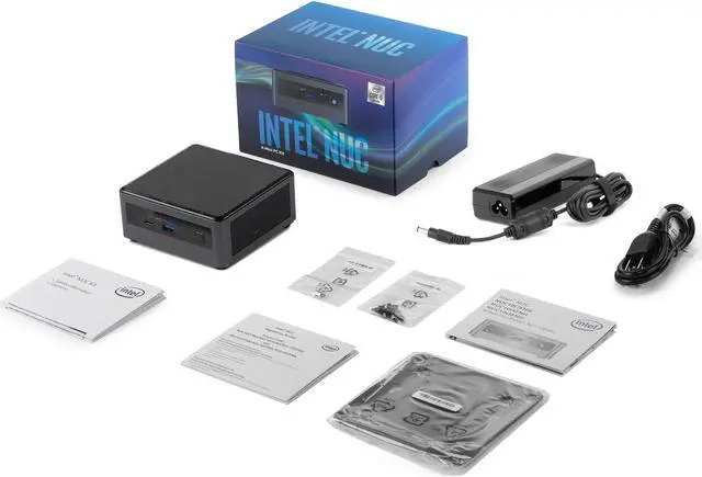 Alt view image 6 of 6 - Intel NUC10I7FNHN Mini PC, Intel Core I7-10710U Upto 4.7GHz, 8GB RAM, 512GB NVMe SSD, HDMI, Thunderbolt, Card Reader, Wi-Fi, Bluetooth, Windows 10 Pro