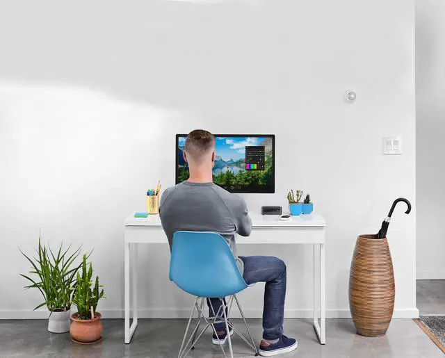 Alt view image 5 of 6 - Intel NUC10I7FNHN Mini PC, Intel Core I7-10710U Upto 4.7GHz, 16GB RAM, 1TB NVMe SSD + 500GB HDD, HDMI, Thunderbolt, Card Reader, Wi-Fi, Bluetooth, Windows 10 Pro