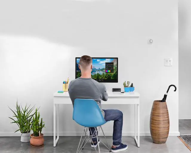 Alt view image 5 of 6 - Intel NUC10I7FNHN Mini PC, Intel Core I7-10710U Upto 4.7GHz, 16GB RAM, 256GB NVMe SSD + 500GB HDD, HDMI, Thunderbolt, Card Reader, Wi-Fi, Bluetooth, Windows 10 Pro