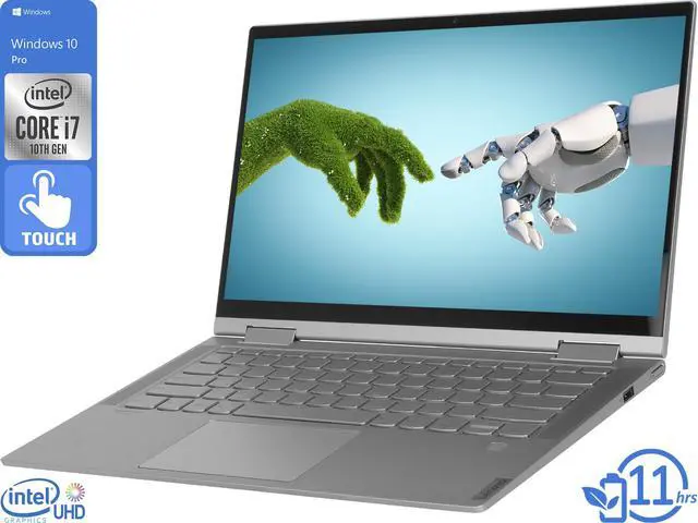 Main image of Lenovo Yoga C740 2-in-1, 14" IPS FHD Touch Display, Intel Core i7-10510U Upto 4.9GHz, 16GB RAM, 256GB NVMe SSD, DisplayPort via USB-C, Wi-Fi, Bluetooth, Windows 10 Pro