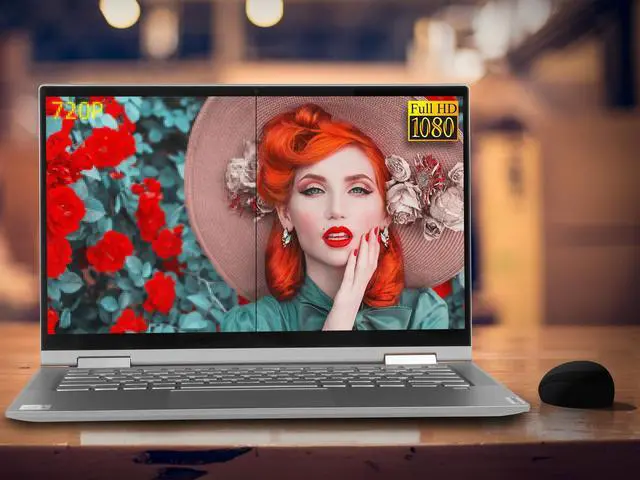 Alt view image 3 of 7 - Lenovo Yoga C740 2-in-1, 14" IPS FHD Touch Display, Intel Core i7-10510U Upto 4.9GHz, 16GB RAM, 256GB NVMe SSD, DisplayPort via USB-C, Wi-Fi, Bluetooth, Windows 10 Pro