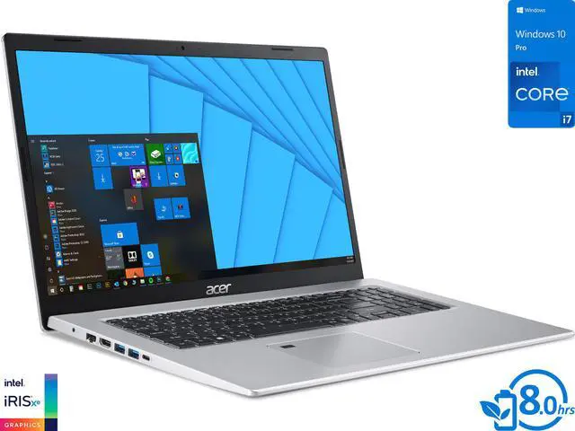 Main image of Acer Aspire 5 Laptop, 17.3" IPS FHD Display, Intel Core i7-1165G7 Upto 4.7GHz, 16GB RAM, 1TB NVMe SSD, HDMI, Wi-Fi, Bluetooth, Windows 10 Pro