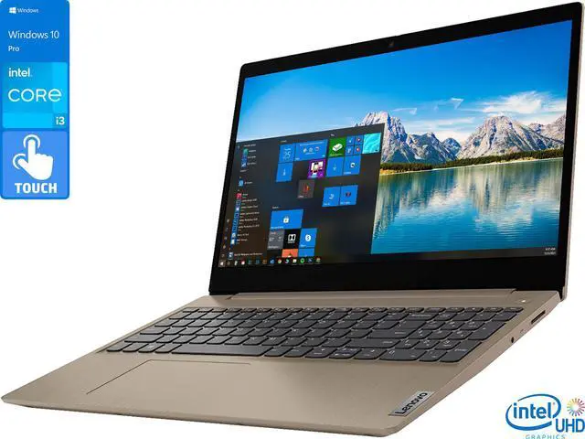 Main image of Lenovo IdeaPad 3 Laptop, 15.6" HD Touch Display, Intel Core i3-1115G4 Upto 4.1GHz, 8GB RAM, 512GB NVMe SSD, HDMI, Card Reader, Wi-Fi, Bluetooth, Windows 10 Pro S
