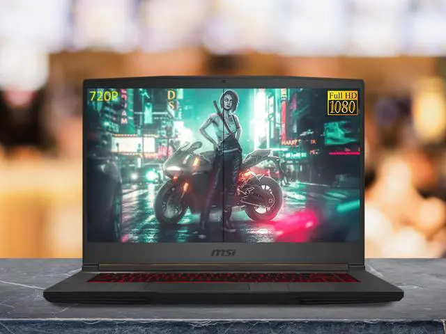 Alt view image 3 of 7 - MSI GF65 Gaming Notebook, 15.6" 144Hz FHD Display, Intel Core i7-9750H Upto 4.5GHz, 16GB RAM, 512GB NVMe SSD, NVIDIA GeForce RTX 2060, HDMI, Wi-Fi, Bluetooth, Windows 10 Pro