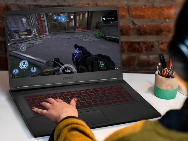 Alt view image 6 of 7 - MSI GF65 Gaming Notebook, 15.6" 144Hz FHD Display, Intel Core i7-9750H Upto 4.5GHz, 16GB RAM, 512GB NVMe SSD, NVIDIA GeForce RTX 2060, HDMI, Wi-Fi, Bluetooth, Windows 10 Pro