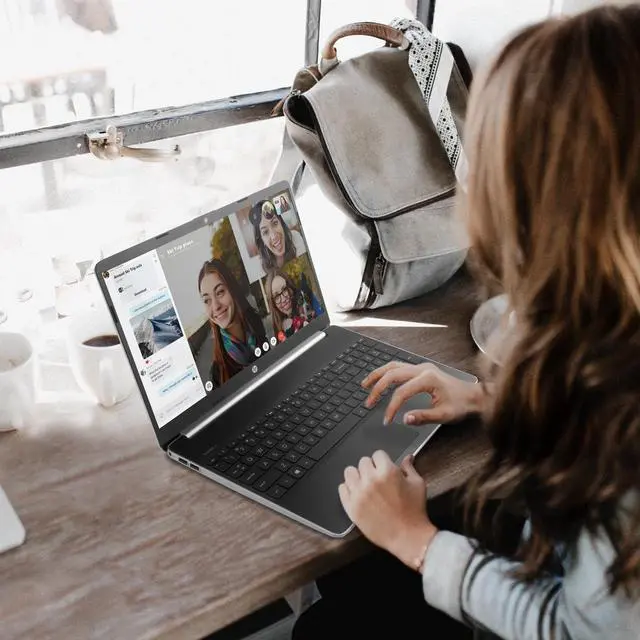 Alt view image 5 of 7 - HP 15 Notebook, 15.6" HD Touch Display, Intel Core i5-1035G1 Upto 3.6GHz, 8GB RAM, 256GB NVMe SSD, HDMI, Card Reader, Wi-Fi, Bluetooth, Windows 10 Pro