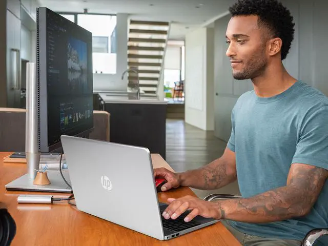 Alt view image 4 of 7 - HP 15 Notebook, 15.6" HD Touch Display, Intel Core i7-1065G7 Upto 3.9GHz, 8GB RAM, 256GB NVMe SSD, HDMI, Card Reader, Wi-Fi, Bluetooth, Windows 10 Pro
