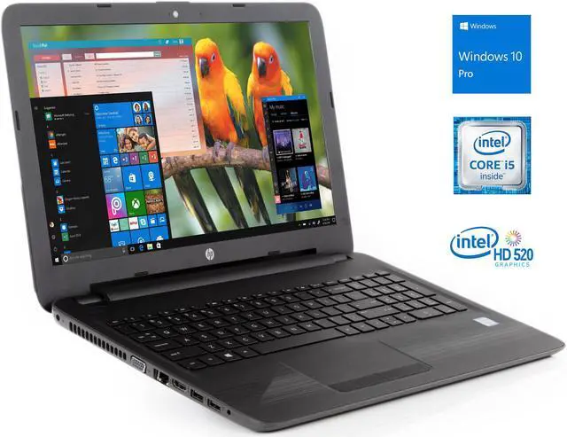 Main image of HP 250 G5 15.6" HD Notebook, Intel Dual-Core i5-6200U Upto 2.8GHz, 8GB RAM, 256GB SSD, DVDRW, VGA, HDMI, Card Reader, Wi-Fi, Bluetooth, Windows 10 Pro