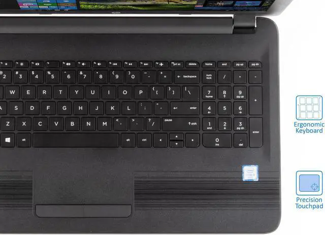 Alt view image 5 of 6 - HP 250 G5 15.6" HD Notebook, Intel Dual-Core i5-6200U Upto 2.8GHz, 8GB RAM, 256GB SSD, DVDRW, VGA, HDMI, Card Reader, Wi-Fi, Bluetooth, Windows 10 Pro