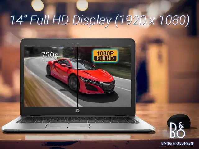 Alt view image 3 of 7 - HP EliteBook 840 G3 Notebook, 14" FHD Display, Intel Core i5-6300U Upto 3.0GHz, 8GB RAM, 256GB SSD, VGA, DisplayPort, Card Reader, Wi-Fi, Bluetooth, Windows 10 Pro (8DZ57UT)