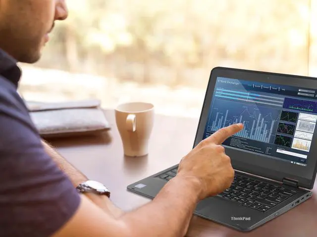 Alt view image 5 of 7 - Lenovo ThinkPad Yoga 11e 2-in-1, 11.6" HD Touch Display, Intel Celeron N4100 Upto 2.4GHz, 4GB RAM, 128GB SSD, HDMI, Card Reader, Wi-Fi, Bluetooth, Windows 10 Pro (20LNX50200)