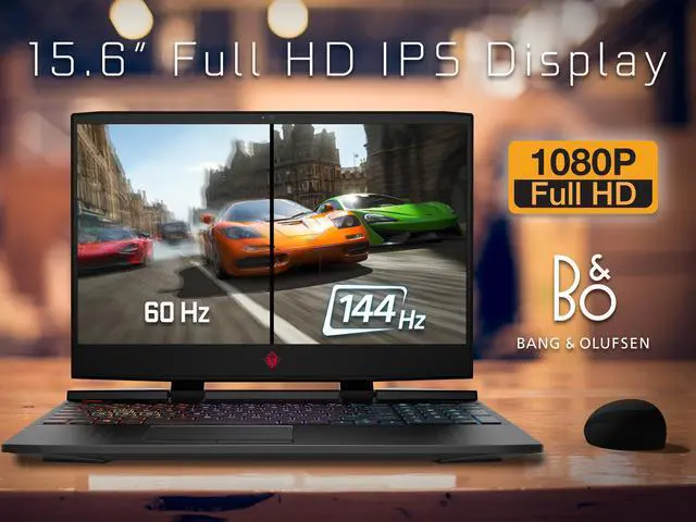 Alt view image 3 of 7 - HP OMEN 15 Gaming Notebook, 15.6" FHD Display, Intel Core i7-9750H Upto 4.50 GHZ, 16GB RAM, 512GB NVMe SSD, NVIDIA Geforce RTX 2060, HDMI, DisplayPort, Thunderbolt, Wi-Fi, BT, Windows 10 Pro