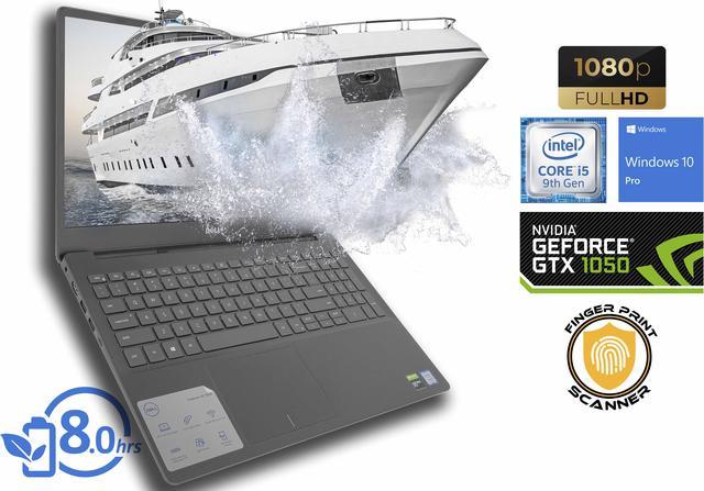 Refurbished: Dell Inspiron 7590 Gaming Notebook, FHD Display, Intel Core i5-9300H Upto 4.1GHz, 8GB RAM, 256GB NVMe NVIDIA GeForce GTX HDMI, Wi-Fi, Bluetooth, Windows 10 Pro Gaming Laptops -