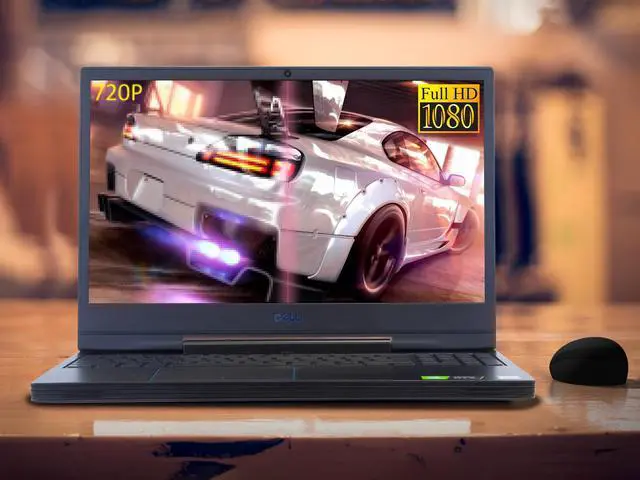 Alt view image 3 of 6 - Dell G5 Gaming Notebook, 15.6" FHD Display, Intel Core i7-8750H Upto 4.1GHz, 8GB RAM, 256GB NVMe SSD, NVIDIA GeForce RTX 2060, HDMI, Mini DP, Thunderbolt, Wi-Fi, Bluetooth, Windows 10 Pro