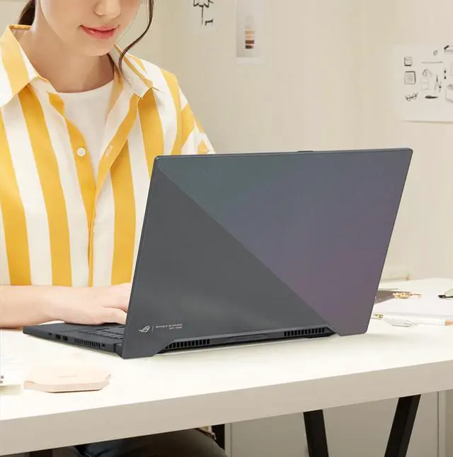 Alt view image 6 of 7 - ASUS ROG Zephyrus M15 Gaming Notebook, 15.6" 144Hz FHD Display, Intel Core i7-10750H Upto 5.0GHz, 8GB RAM, 256GB NVMe SSD, NVIDIA GeForce GTX 1660 Ti, HDMI, Thunberbolt, Wi-Fi, BT, Windows 10 Pro