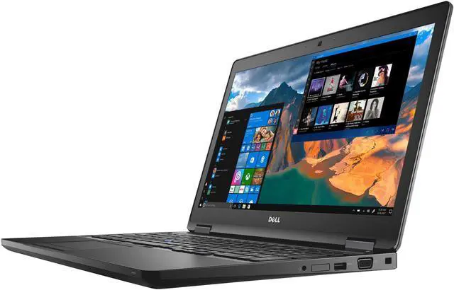 Alt view image 4 of 7 - Dell Latitude 5580 Notebook, 15.6" Anti-glare HD, Intel Dual-Core i5-7300U Upto 3.5GHz, 8GB RAM, 256GB SSD, VGA, HDMI, Card Reader, Backlit Keyboard, Wi-Fi, Bluetooth, Windows 10 Pro