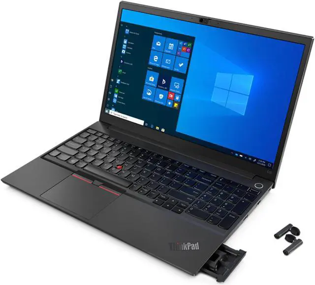 Alt view image 3 of 7 - Lenovo ThinkPad E15 Gen 2 Laptop, 15.6" IPS FHD Display, Intel Core i5-1135G7 Upto 4.2GHz, 8GB RAM, 256GB NVMe SSD, HDMI, Thunderbolt, Wi-Fi, Bluetooth, Windows 10 Pro