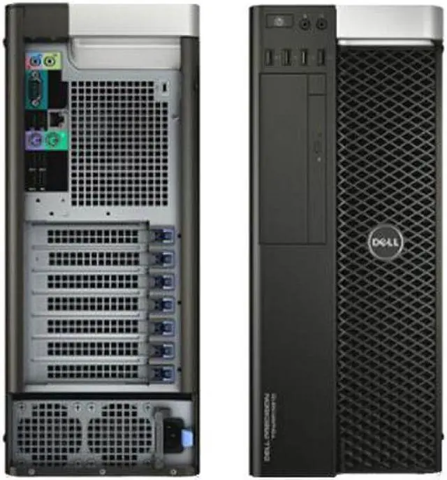 Alt view image 7 of 7 - Dell Precision Tower 3610 Workstation, Intel Xeon E5-1620 v2 3.7GHz, 16GB ECC DDR4 RAM, 512GB SSD Plus 2TB HDD, AMD FirePro W5000 2GB, DVD-RW, DVI, Display Port, Wifi, Bluetooth, Windows 10 Pro