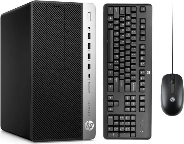 Alt view image 3 of 7 - HP ProDesk 600G4 Desktop, Intel Celeron G4900 3.1GHz, 8GB RAM, 256GB SSD, DisplayPort, Wi-Fi, Bluetooth, Windows 10 Pro