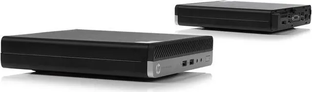 Alt view image 4 of 7 - HP ProDesk 400 G4 Mini PC, Intel Core i3-8100T 3.1GHz, 8GB RAM, 256GB NVMe SSD, DisplayPort, Wi-Fi, Bluetooth, Windows 10 Pro