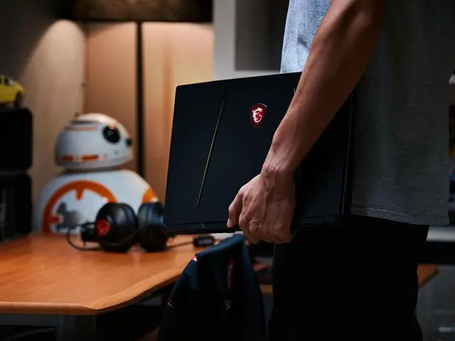 Alt view image 7 of 7 - MSI GP65 Leopard Gaming Notebook, 15.6" 144Hz FHD, Intel Core i7-10750H, 16GB RAM, 512GB NVMe SSD, NVIDIA RTX 2070, HDMI, Mini DisplayPort,  Wi-Fi, Bluetooth, Windows 10 Pro