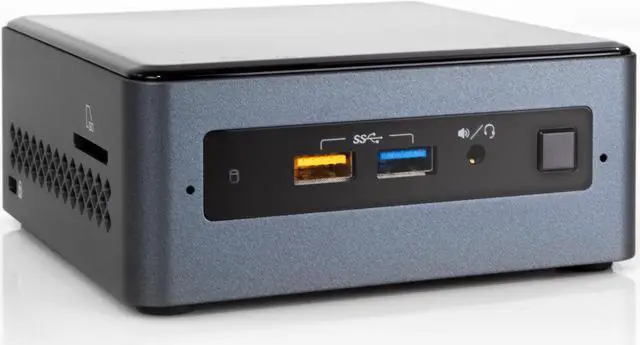 Alt view image 7 of 7 - Intel NUC7PJYH Mini PC, Intel Pentium Silver J5005 Upto 2.8GHz, 8GB RAM, 256GB SSD, HDMI, Card Reader, Wi-Fi, Bluetooth, Windows 10 Pro