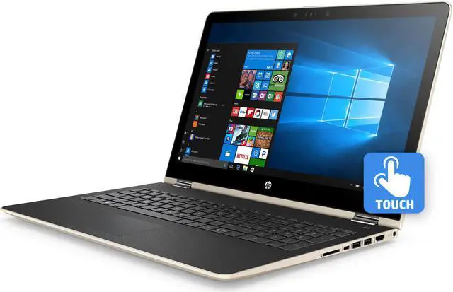 Alt view image 7 of 7 - HP Pavilion x360 2-in-1 Notebook, 15.6" IPS FHD Touchscreen, Intel Quad-Core i7-8550U Upto 4.0GHz, 8GB RAM, 256GB SSD, AMD Radeon 530, HDMI, Card Reader, Backlit Keyboard, Wi-Fi, BT, Windows 10 Pro