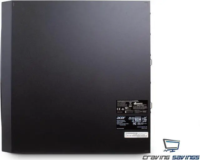 Alt view image 5 of 7 - Acer Aspire TC Series Destop, Intel Quad-Core i3-8100 3.6GHz, 8GB DDR4, 256GB SSD, DVD-RW, VGA, HDMI, USB, Card Reader, Wi-Fi, Bluetooth, Windows 10 Professional 64Bit