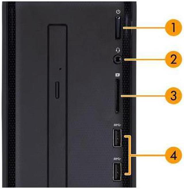 Alt view image 5 of 7 - HP Slimline 290 Desktop PC, Intel 6-Core i7-8700 Upto 4.6GHz, 8GB DDR4, 256GB SSD, DVD-RW, HDMI, VGA, 3-in-1 Card Reader, 6x USB, Wi-Fi, Bluetooth, Windows 10 Professional 64Bit