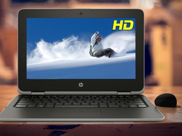 Alt view image 3 of 7 - HP x360 11 G3 Chromebook, 11.6" IPS HD Touch Display, Intel Celeron N4020 Upto 2.8GHz, 4GB RAM, 32GB eMMC, DisplayPort via USB-C, Card Reader, Wi-Fi, Bluetooth, Chrome OS | Education Edition (1A767UT)