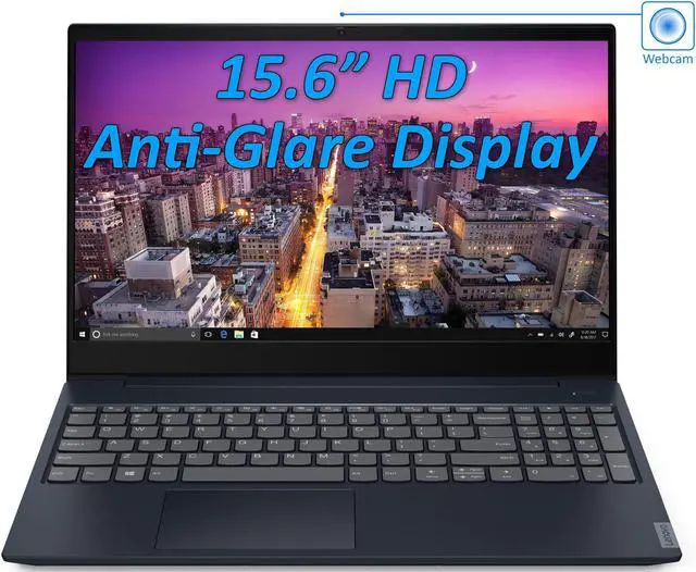 Alt view image 3 of 7 - Lenovo IdeaPad S340 Notebook, 15.6" FHD Display, Intel Core i5-8265U Upto 3.9GHz, 12GB RAM, 512GB SSD, HDMI, Card Reader, Wi-Fi, Bluetooth, Windows 10 Pro