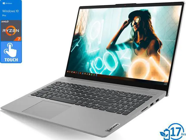 Main image of Lenovo IdeaPad 5 Notebook, 15.6" IPS FHD Touch Display, AMD Ryzen 7 4700U Upto 4.1GHz, 8GB RAM, 512GB NVMe SSD, Vega 6, HDMI, DisplayPort via USB-C, Card Reader, Wi-Fi, Bluetooth, Windows 10 Pro