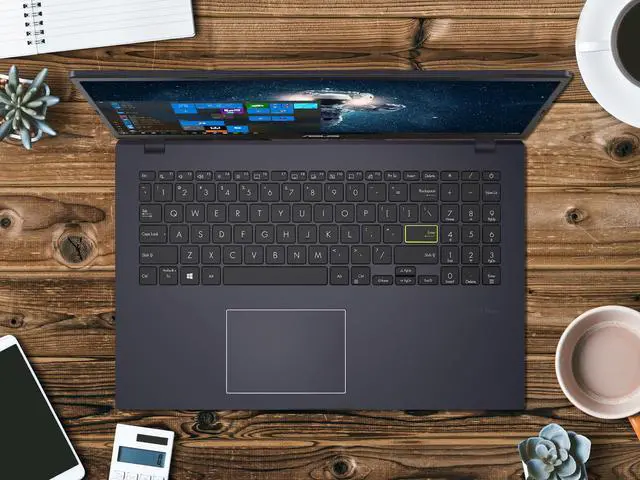 Alt view image 7 of 7 - ASUS E510MA Laptop, 15.6" HD Display, Intel Celeron N4020 Upto 2.8GHz, 4GB RAM, 256GB NVMe SSD, HDMI, Wi-Fi, Bluetooth, Windows 10 Pro