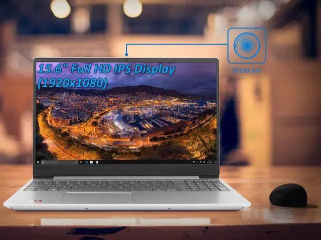 Alt view image 3 of 7 - Lenovo IdeaPad 330s Notebook, 15.6" HD Display, AMD Ryzen 5 2500U Upto 3.6GHz, 12GB RAM, 512GB NVMe SSD, Vega 8, HDMI, Card Reader, Wi-Fi, Bluetooth, Windows 10 Pro