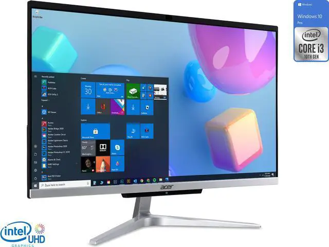 Main image of Acer Aspire C24 All-in-One, 23.8" FHD Display, Intel Core i3-1005G1 Upto 3.4GHz, 16GB RAM, 512GB NVMe SSD, HDMI, Wi-Fi, Bluetooth, Windows 10 Pro