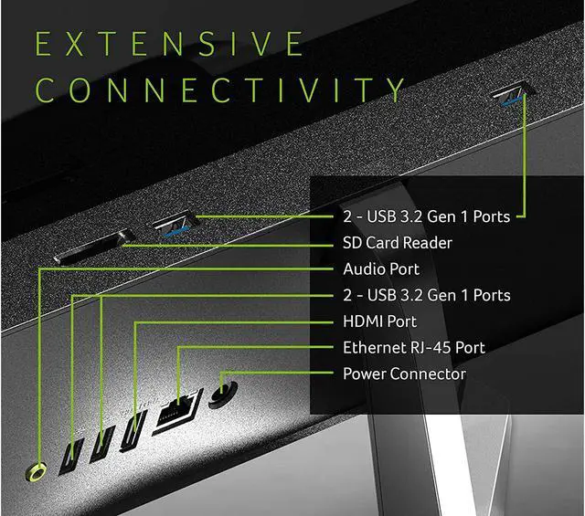 Alt view image 6 of 7 - Acer Aspire C24 All-in-One, 23.8" FHD Display, Intel Core i3-1005G1 Upto 3.4GHz, 16GB RAM, 512GB NVMe SSD, HDMI, Wi-Fi, Bluetooth, Windows 10 Pro