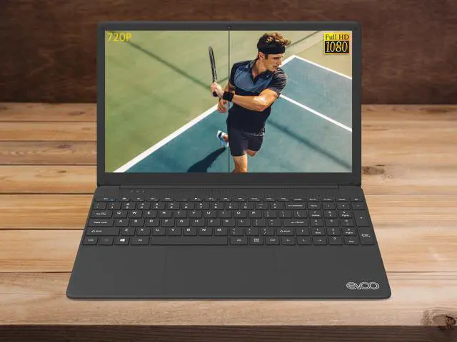 Alt view image 4 of 7 - EVOO Ultra Thin Notebook, 15.6" FHD Display, Intel Core i7-6660U Upto 3.4GHz, 8GB RAM, 256GB SSD, HDMI, Card Reader, Wi-Fi, Bluetooth, Windows 10 Pro