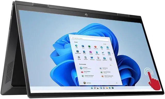 Alt view image 5 of 6 - HP ENVY x360 2-in-1, 15.6" IPS FHD Touch Display, AMD Ryzen 5 5625U Upto 4.3GHz, 32GB RAM, 2TB NVMe SSD, Vega 6, HDMI, DIsplayPort via USB-C, Card Reader, Wi-Fi, Bluetooth, Windows 11 Pro