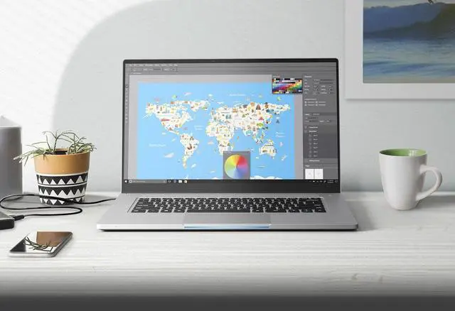 Alt view image 4 of 6 - Intel NUC M15 Laptop, 15.6" IPS FHD Display, Intel Core i5-1135G7 Upto 4.2GHz, 16GB RAM, 1TB NVMe SSD, HDMI, Thunderbolt, Wi-Fi, Bluetooth, Windows 10 Pro