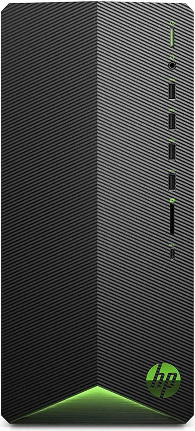 Main image of HP Pavilion TG01 Gaming Desktop, AMD Ryzen 5 5600G Upto 4.4GHz, 16GB RAM, 512GB NVMe SSD, AMD Radeon RX 5500, HDMI, DisplayPort, Card Reader, Wi-Fi, Bluetooth, Windows 11 Pro