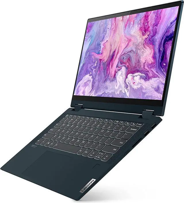 Alt view image 5 of 6 - Lenovo Flex 5 2-in-1, 14" FHD Touch Display, AMD Ryzen 3 5300U Upto 3.8GHz, 4GB RAM, 128GB NVMe SSD, Vega 6, HDMI, Card Reader, Wi-Fi, Bluetooth, Windows 11 Home S (82HU0159US)