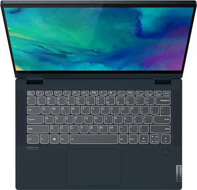 Alt view image 3 of 6 - Lenovo Flex 5 2-in-1, 14" FHD Touch Display, AMD Ryzen 3 5300U Upto 3.8GHz, 4GB RAM, 128GB NVMe SSD, Vega 6, HDMI, Card Reader, Wi-Fi, Bluetooth, Windows 11 Home S (82HU0159US)