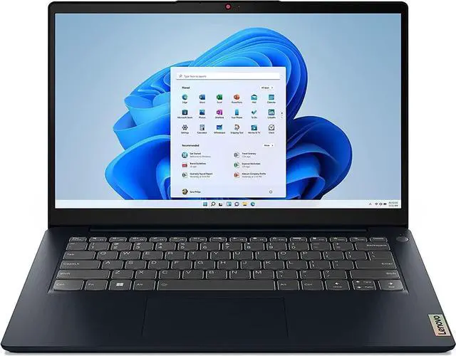 Main image of Lenovo IdeaPad 3 Laptop, 14" IPS FHD Display, Intel Core i5-1235U Upto 4.4GHz, 8GB RAM, 256GB NVMe SSD, HDMI, DisplayPort via USB-C, Card Reader, Wi-Fi, Bluetooth, Windows 11 Home (82RJ005BUS)