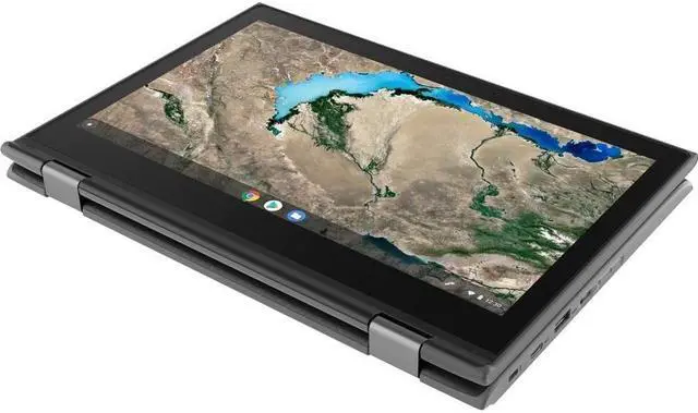 Alt view image 6 of 6 - Lenovo 300e Chromebook, 11.6" IPS HD Touch Display, AMD A4-9120C Upto 2.4GHz, 4GB RAM, 32GB eMMC, DisplayPort via USB-C, Card Reader, Wi-Fi, Bluetooth, Chrome OS (82CE0000US)
