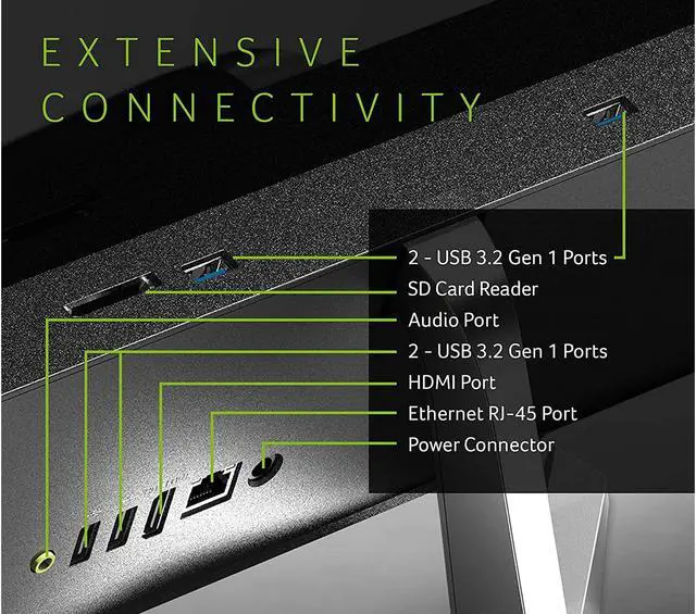 Alt view image 6 of 7 - Acer Aspire C24 All-in-One, 23.8" FHD Display, Intel Core i3-1005G1 Upto 3.4GHz, 8GB RAM, 512GB NVMe SSD, HDMI, Wi-Fi, Bluetooth, Windows 10 Pro