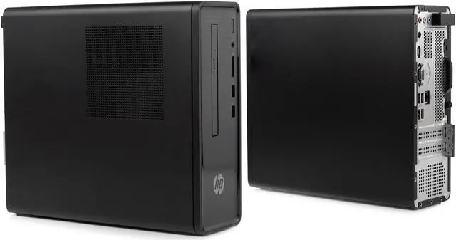 Alt view image 6 of 7 - HP Slimline 290 Desktop, AMD A4-A4-9125 Upto 2.6GHz, 8GB RAM, 256GB SSD, DVDRW, HDMI, VGA, Card Reader, Wi-Fi, Bluetooth, Windows 10 Pro