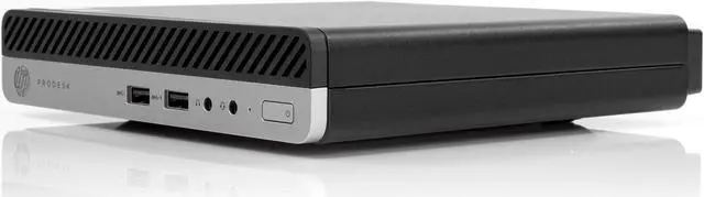 Alt view image 4 of 7 - HP ProDesk 400 G4 Mini PC, Intel Core i5-8500T Upto 3.5GHz, 8GB RAM, 256GB NVMe SSD, DisplayPort, Wi-Fi, Bluetooth, Windows 10 Pro