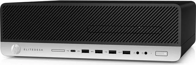 Alt view image 6 of 7 - HP EliteDesk 800 G4 Desktop, Intel Core i5-8500 Upto 4.1GHz, 8GB RAM, 256GB SSD, DVDRW, VGA, DisplayPort, Wi-Fi, Bluetooth, Windows 10 Pro